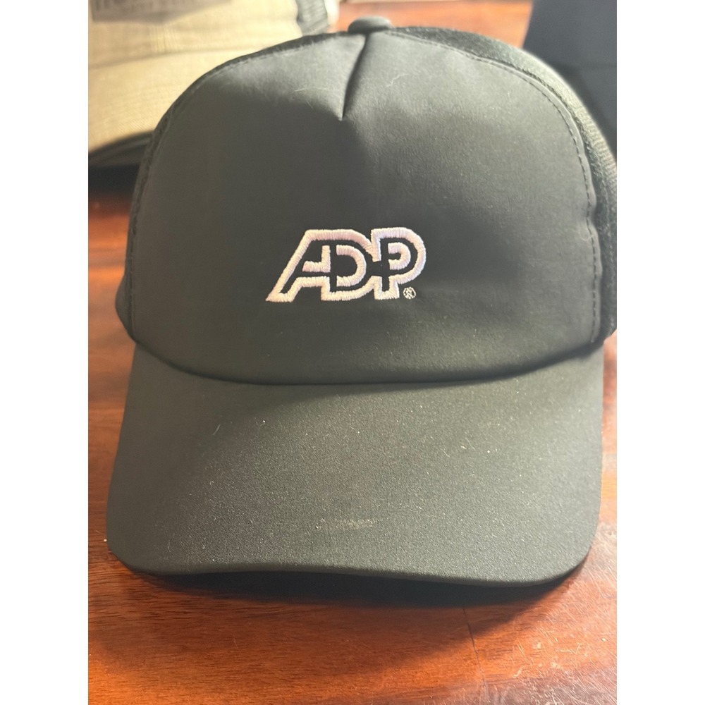 OGIO ADP Black Trucker Hat Mesh Snapback Baseball Cap Embroidered Logo